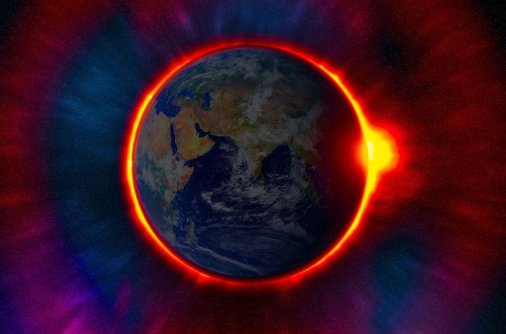 地球越しの太陽